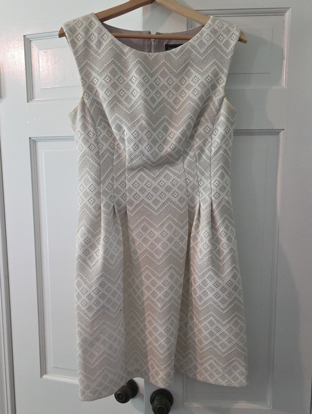White Fit And Flare Dress